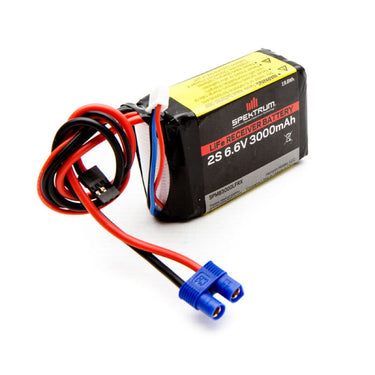 Spektrum SPMB3000LFRX 3000mAh 2S 6.6V LiFe Receiver Battery